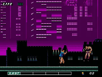 Cyber Police ESWAT (Japan) screen shot game playing